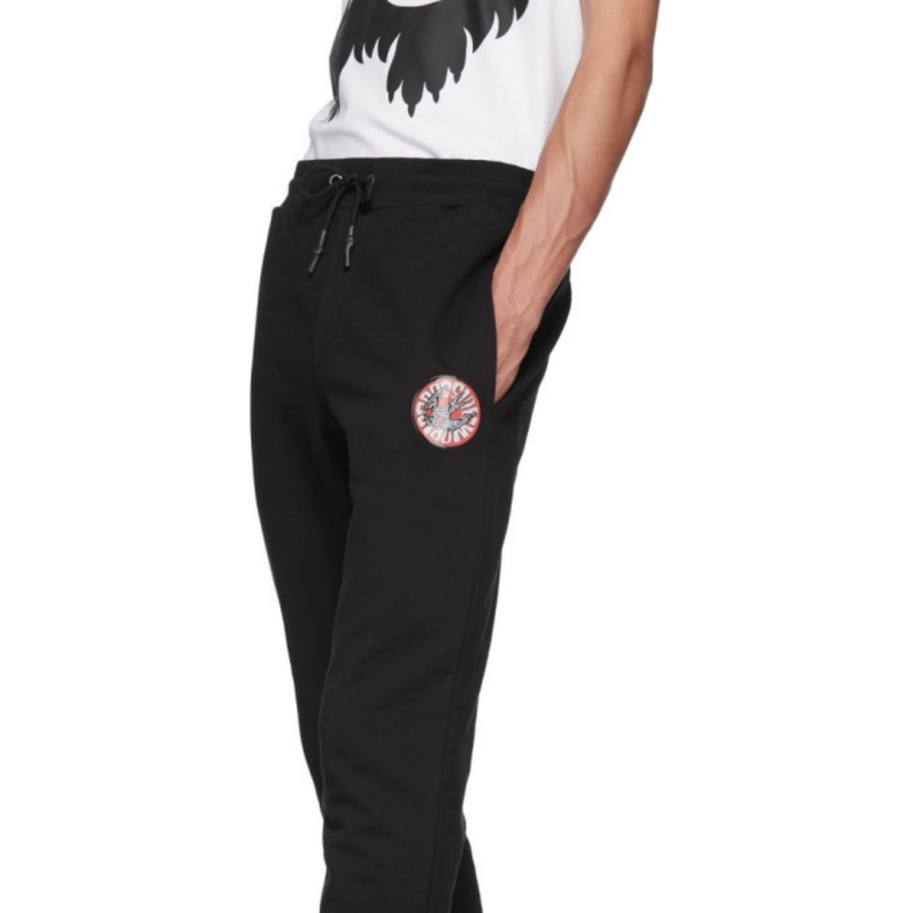 McQ Alexander McQueen Black Lounge Pants – Effortless Luxury Size Medium